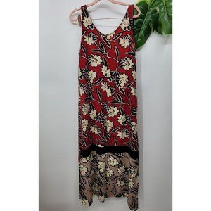 Vintage Nativewear Designs Hawaiian Button Down Dress
